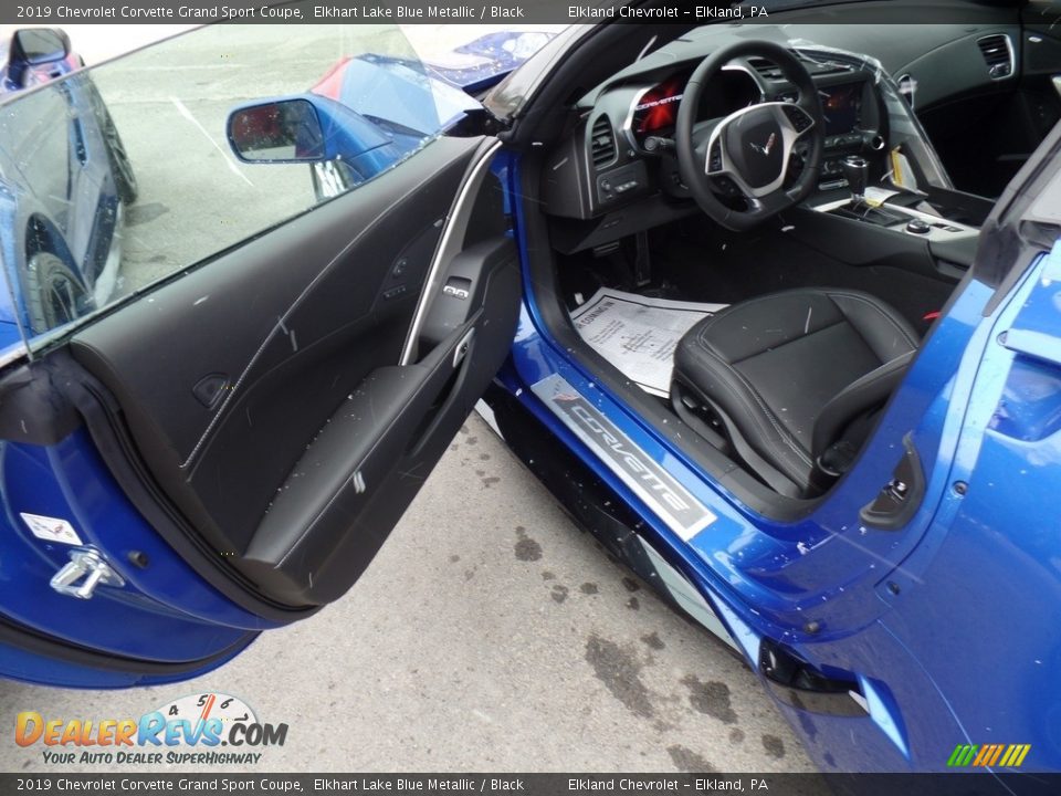 2019 Chevrolet Corvette Grand Sport Coupe Elkhart Lake Blue Metallic / Black Photo #9