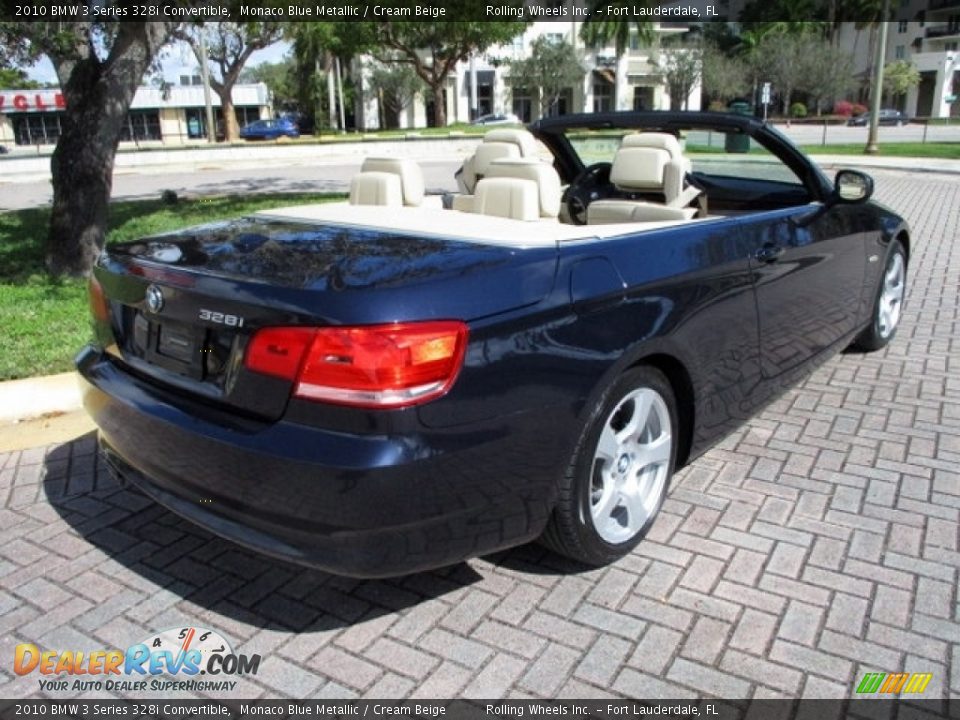 2010 BMW 3 Series 328i Convertible Monaco Blue Metallic / Cream Beige Photo #1