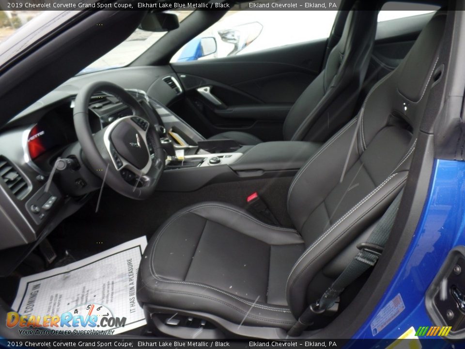 2019 Chevrolet Corvette Grand Sport Coupe Elkhart Lake Blue Metallic / Black Photo #10