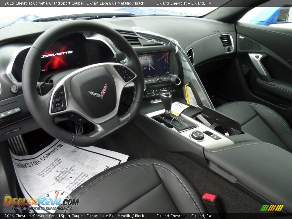 2019 Chevrolet Corvette Grand Sport Coupe Elkhart Lake Blue Metallic / Black Photo #11