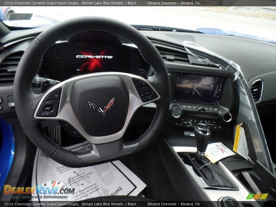 2019 Chevrolet Corvette Grand Sport Coupe Elkhart Lake Blue Metallic / Black Photo #12