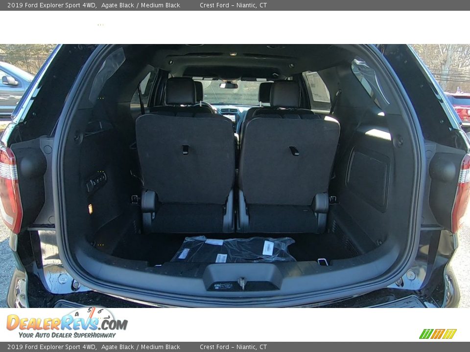 2019 Ford Explorer Sport 4WD Agate Black / Medium Black Photo #20