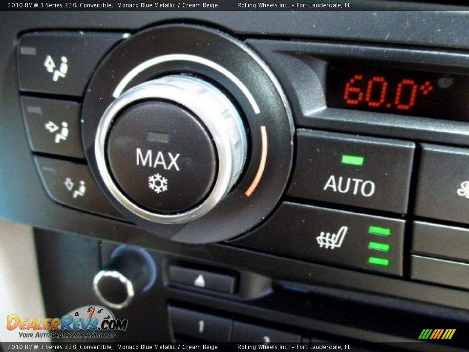 2010 BMW 3 Series 328i Convertible Monaco Blue Metallic / Cream Beige Photo #4