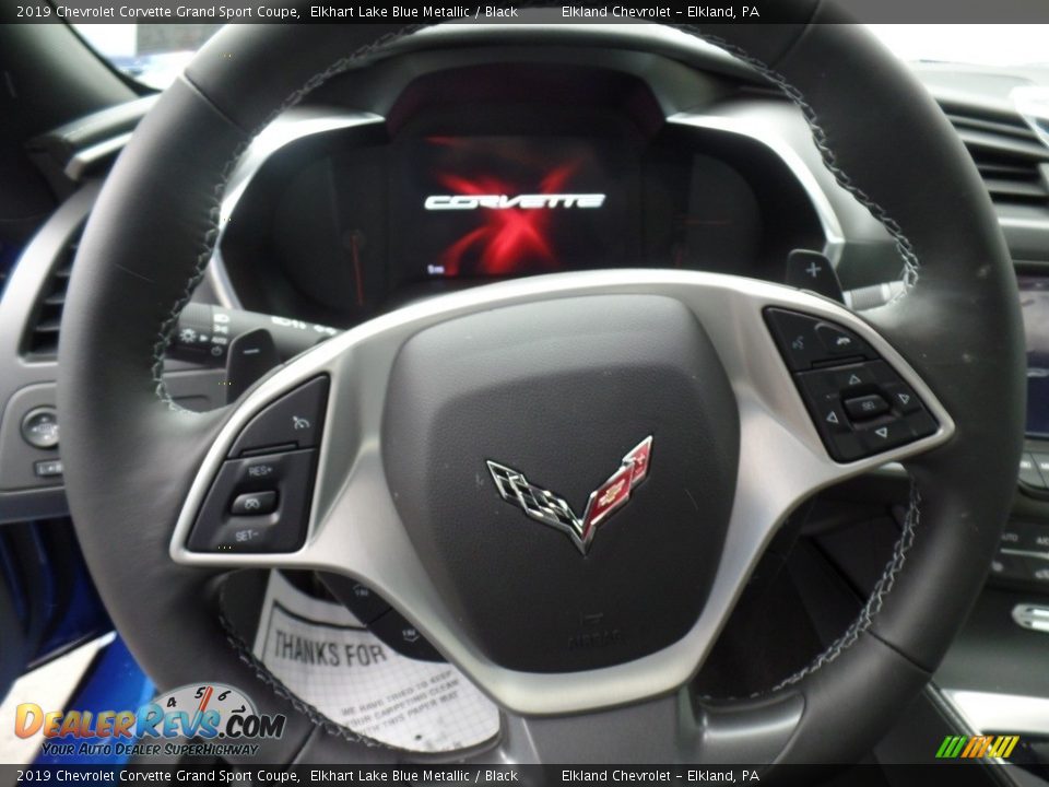 2019 Chevrolet Corvette Grand Sport Coupe Elkhart Lake Blue Metallic / Black Photo #13