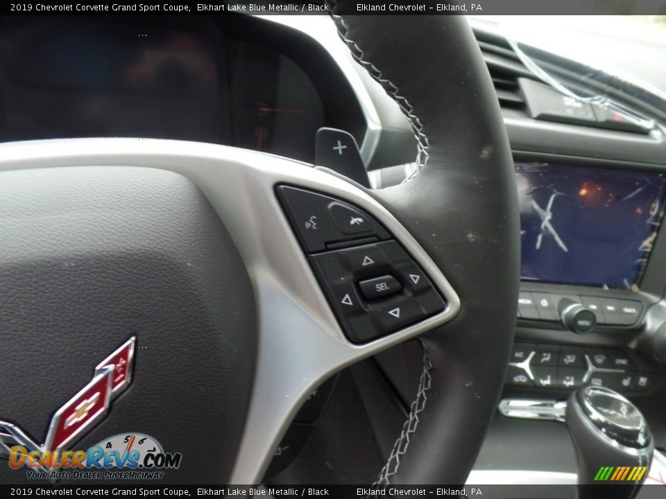 2019 Chevrolet Corvette Grand Sport Coupe Elkhart Lake Blue Metallic / Black Photo #14