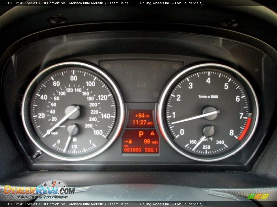 2010 BMW 3 Series 328i Convertible Monaco Blue Metallic / Cream Beige Photo #6