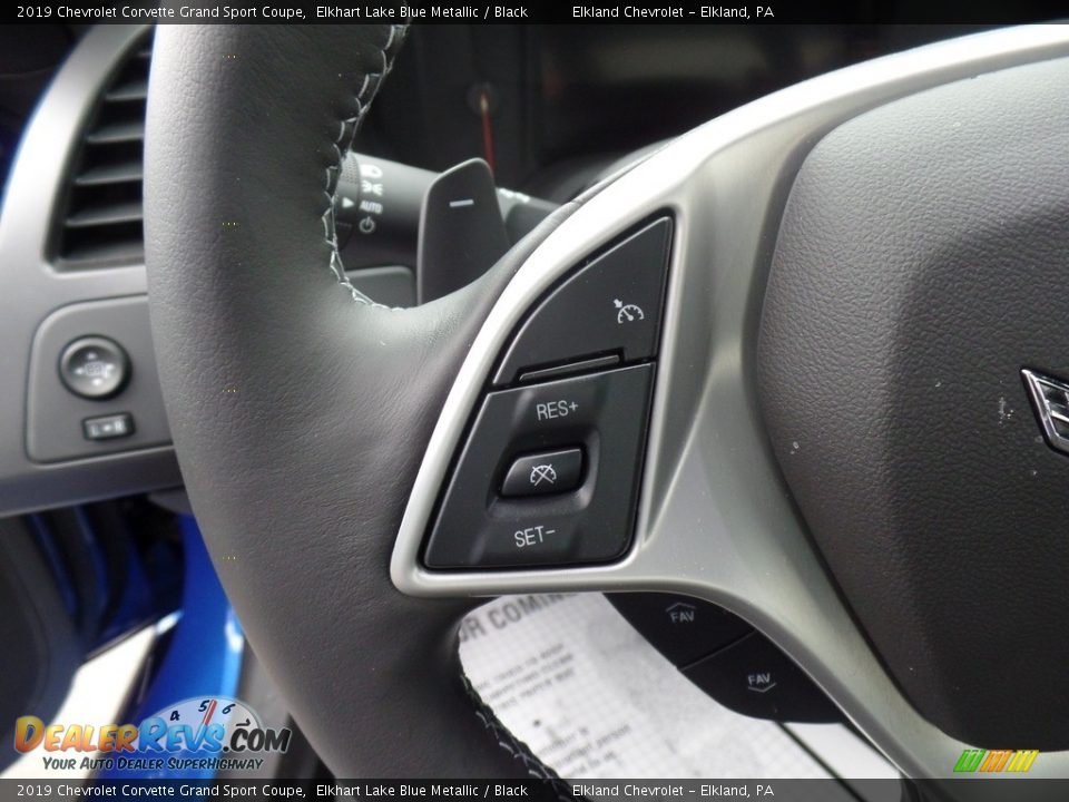 2019 Chevrolet Corvette Grand Sport Coupe Elkhart Lake Blue Metallic / Black Photo #15