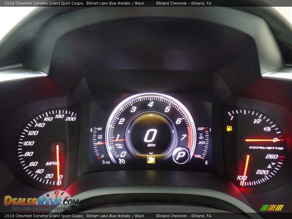 2019 Chevrolet Corvette Grand Sport Coupe Elkhart Lake Blue Metallic / Black Photo #17