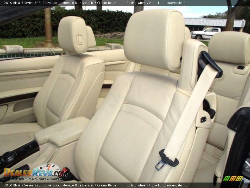 2010 BMW 3 Series 328i Convertible Monaco Blue Metallic / Cream Beige Photo #10