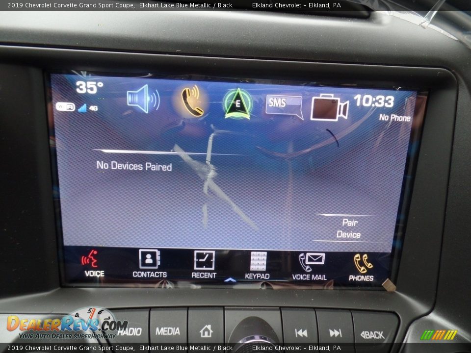 2019 Chevrolet Corvette Grand Sport Coupe Elkhart Lake Blue Metallic / Black Photo #22