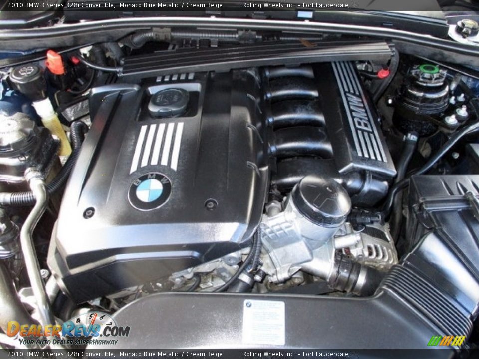 2010 BMW 3 Series 328i Convertible Monaco Blue Metallic / Cream Beige Photo #20