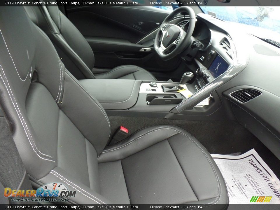 2019 Chevrolet Corvette Grand Sport Coupe Elkhart Lake Blue Metallic / Black Photo #27