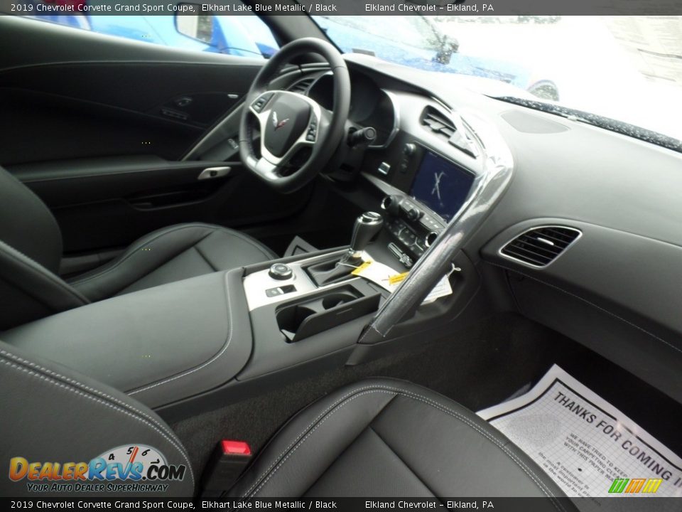 2019 Chevrolet Corvette Grand Sport Coupe Elkhart Lake Blue Metallic / Black Photo #28