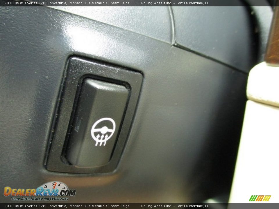 2010 BMW 3 Series 328i Convertible Monaco Blue Metallic / Cream Beige Photo #28