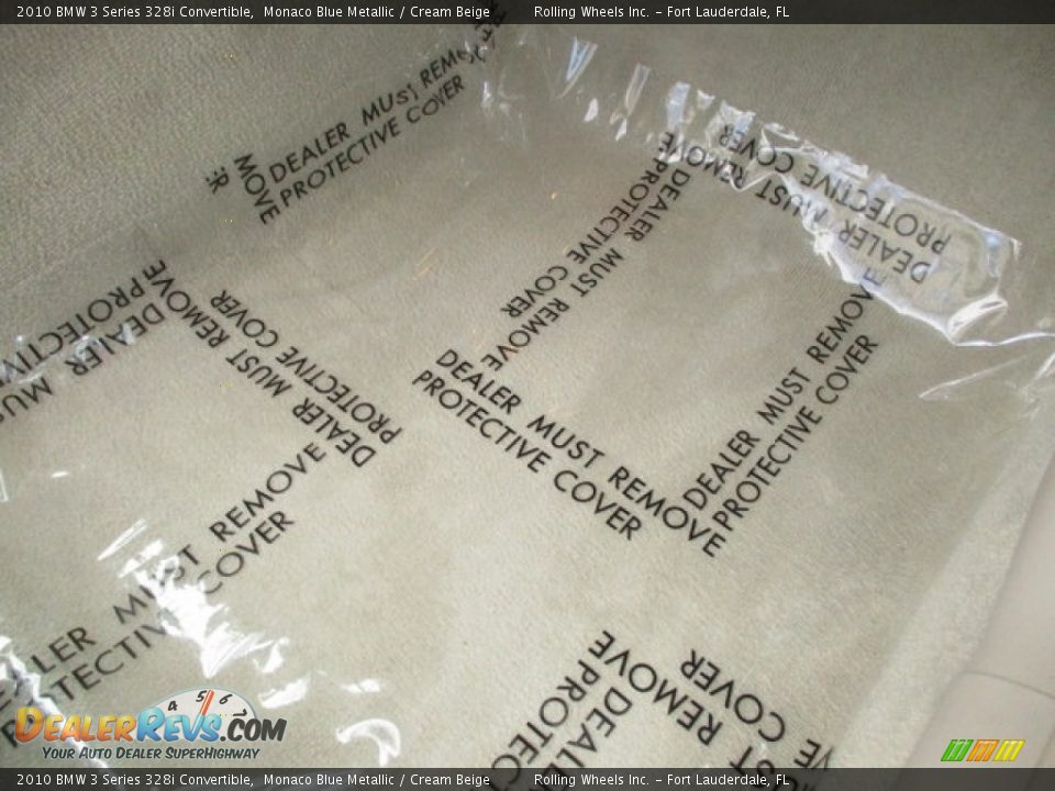 2010 BMW 3 Series 328i Convertible Monaco Blue Metallic / Cream Beige Photo #36