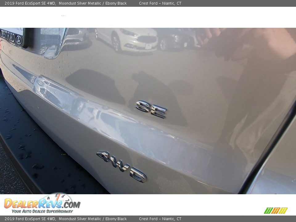 2019 Ford EcoSport SE 4WD Moondust Silver Metallic / Ebony Black Photo #9
