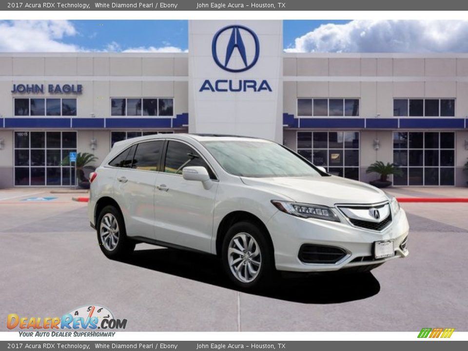 2017 Acura RDX Technology White Diamond Pearl / Ebony Photo #1