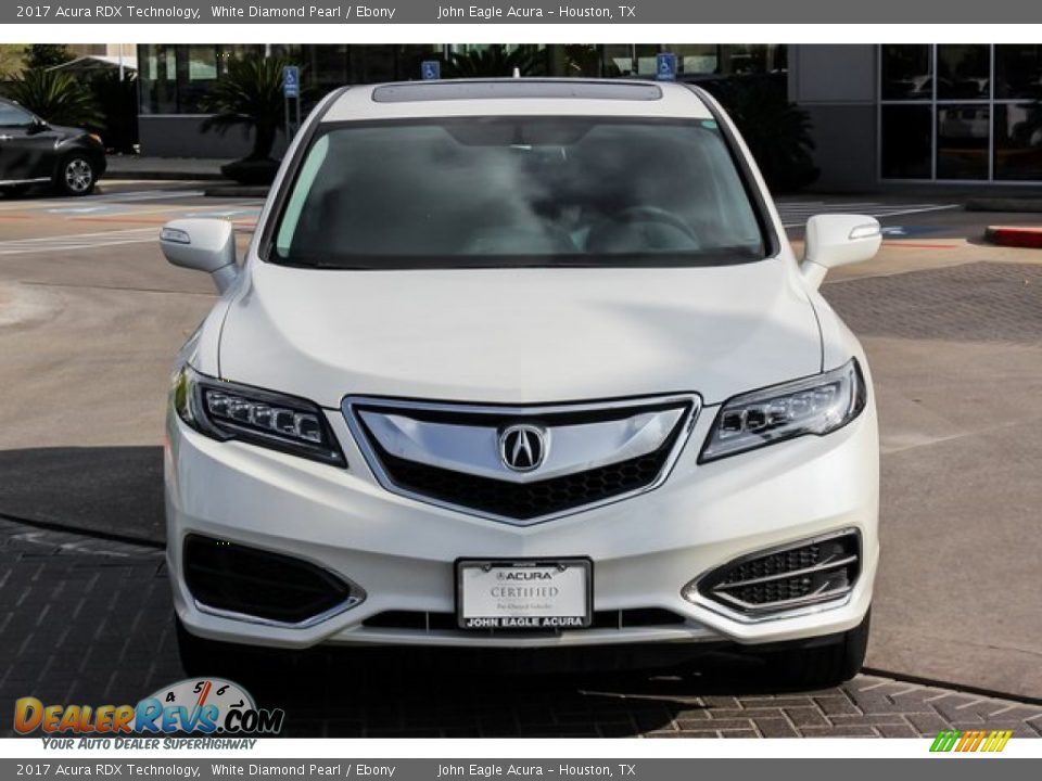 2017 Acura RDX Technology White Diamond Pearl / Ebony Photo #2