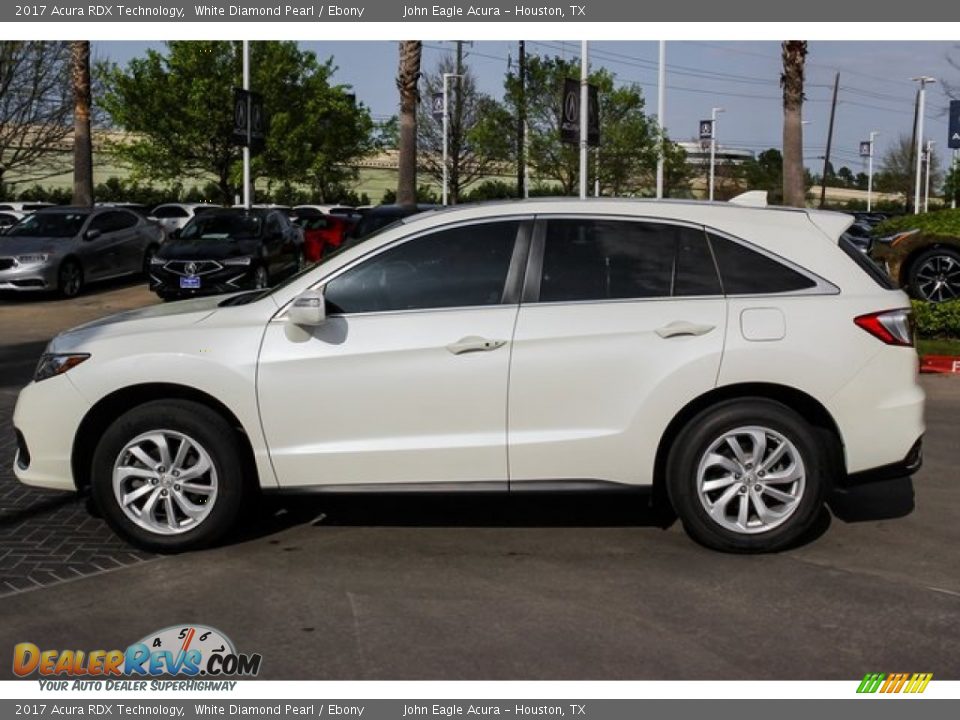 2017 Acura RDX Technology White Diamond Pearl / Ebony Photo #4