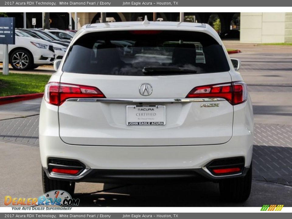 2017 Acura RDX Technology White Diamond Pearl / Ebony Photo #6