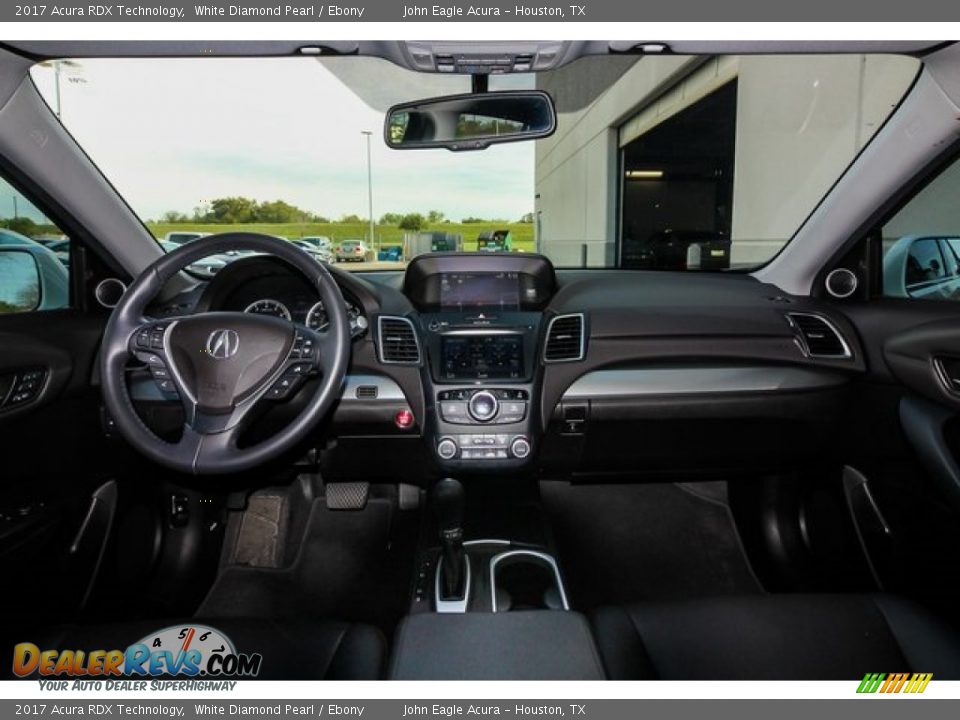 2017 Acura RDX Technology White Diamond Pearl / Ebony Photo #9
