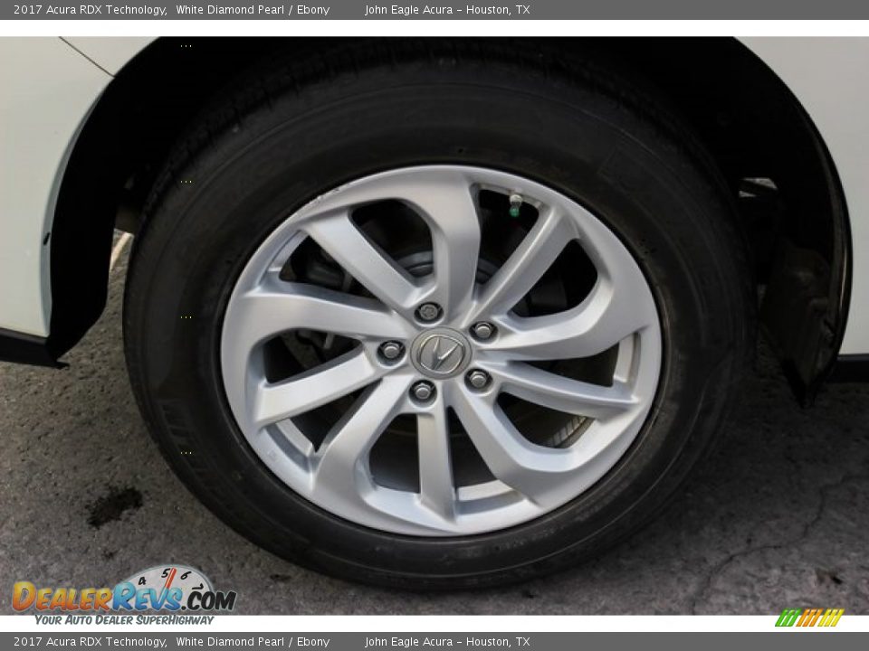 2017 Acura RDX Technology White Diamond Pearl / Ebony Photo #11