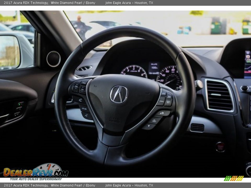 2017 Acura RDX Technology White Diamond Pearl / Ebony Photo #31