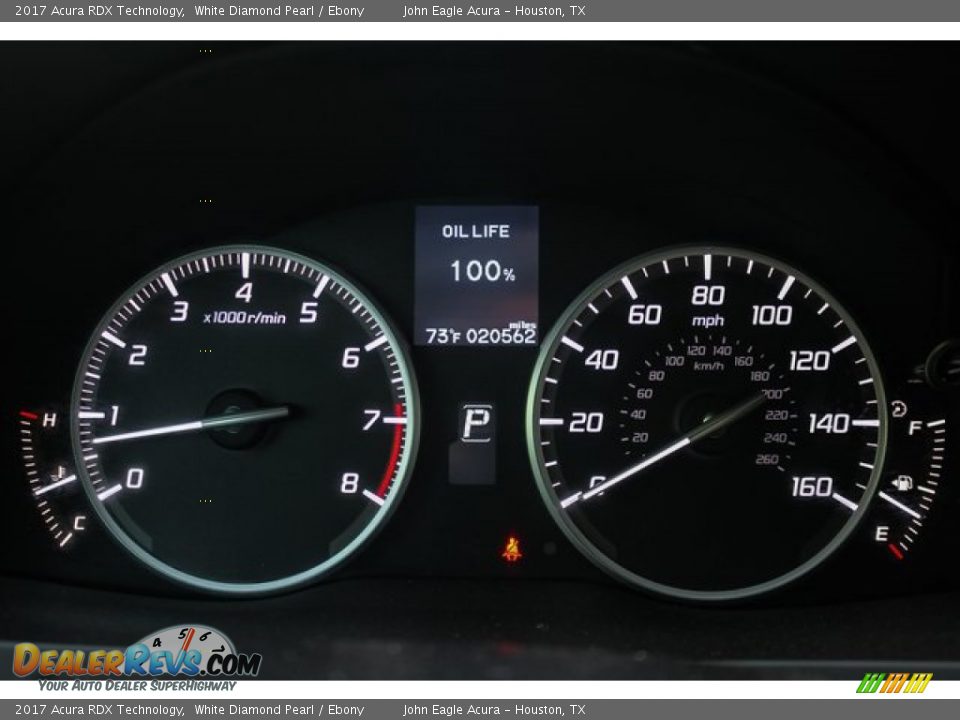2017 Acura RDX Technology White Diamond Pearl / Ebony Photo #34