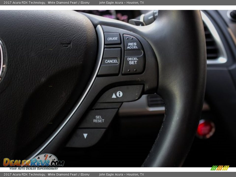 2017 Acura RDX Technology White Diamond Pearl / Ebony Photo #36