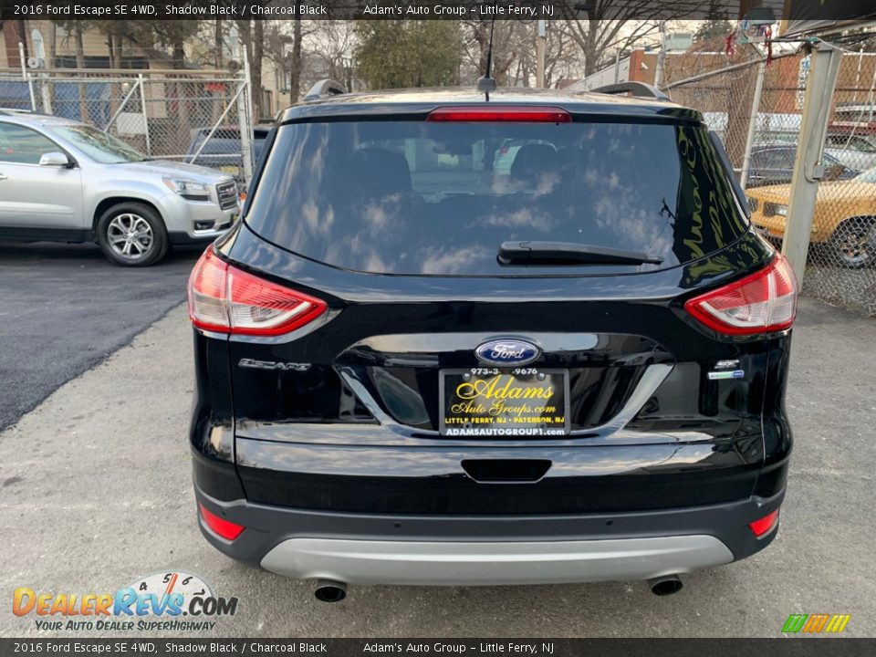 2016 Ford Escape SE 4WD Shadow Black / Charcoal Black Photo #6