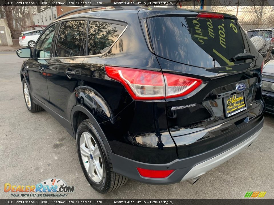 2016 Ford Escape SE 4WD Shadow Black / Charcoal Black Photo #7