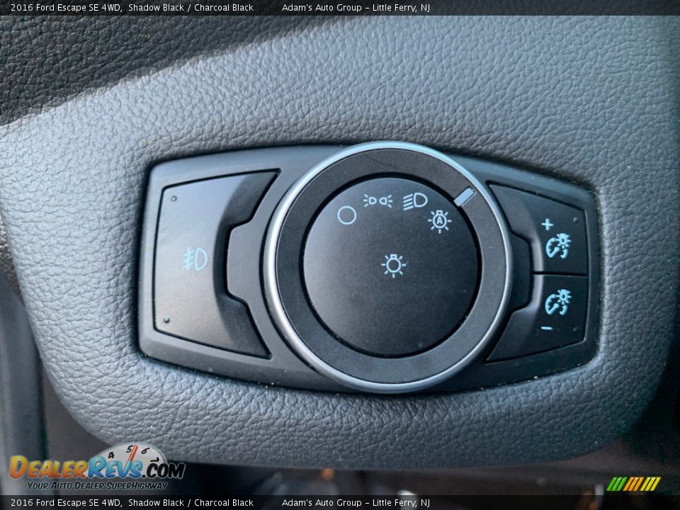 2016 Ford Escape SE 4WD Shadow Black / Charcoal Black Photo #14