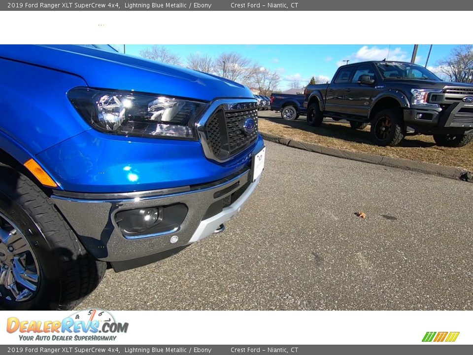 2019 Ford Ranger XLT SuperCrew 4x4 Lightning Blue Metallic / Ebony Photo #27