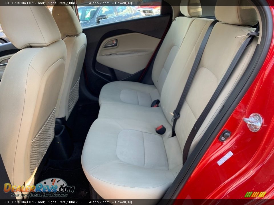 2013 Kia Rio LX 5-Door Signal Red / Black Photo #18