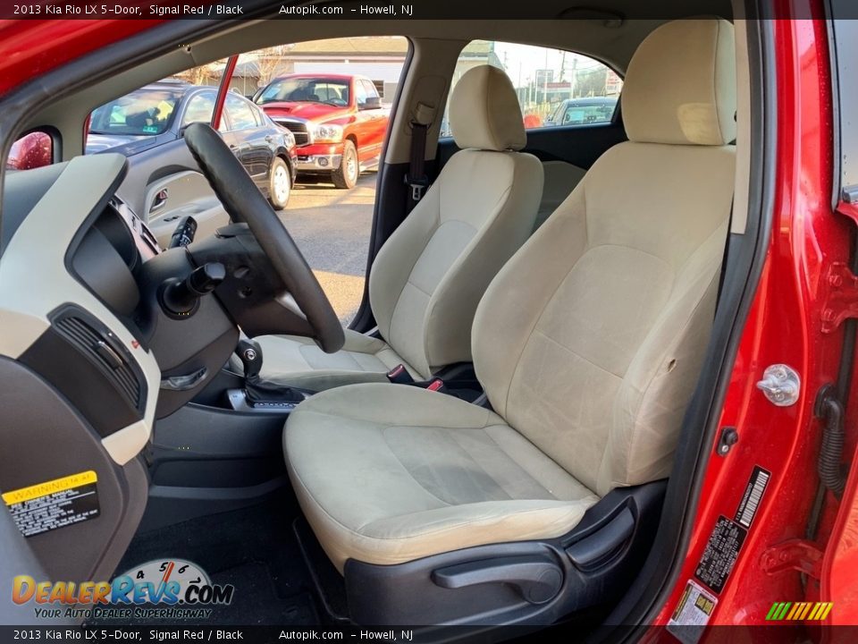 2013 Kia Rio LX 5-Door Signal Red / Black Photo #23