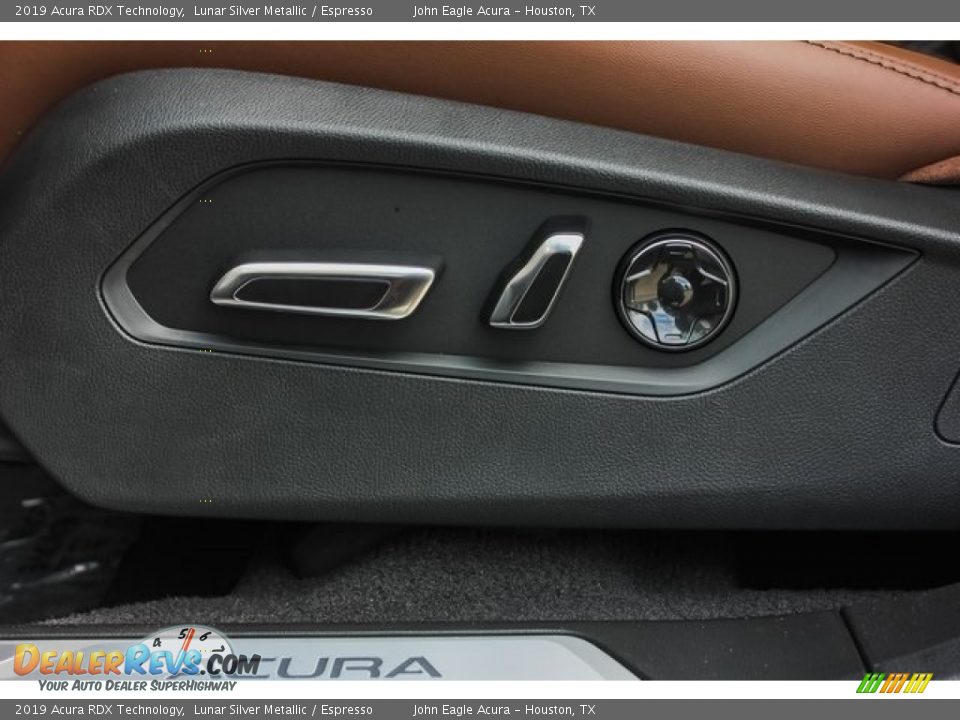 2019 Acura RDX Technology Lunar Silver Metallic / Espresso Photo #13