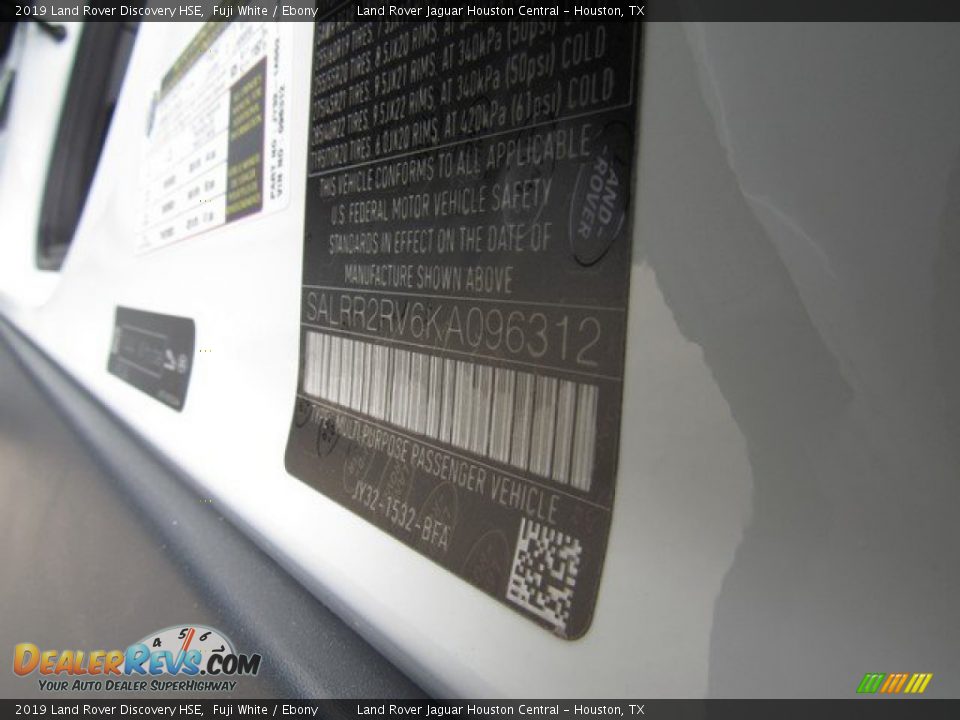 2019 Land Rover Discovery HSE Fuji White / Ebony Photo #36