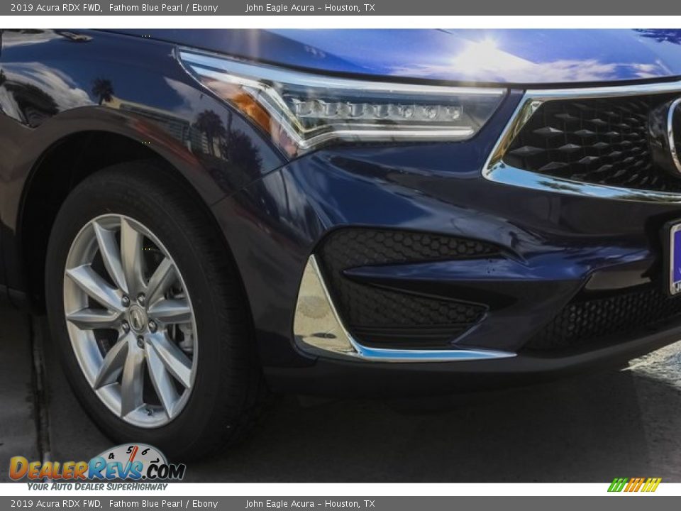 2019 Acura RDX FWD Fathom Blue Pearl / Ebony Photo #11