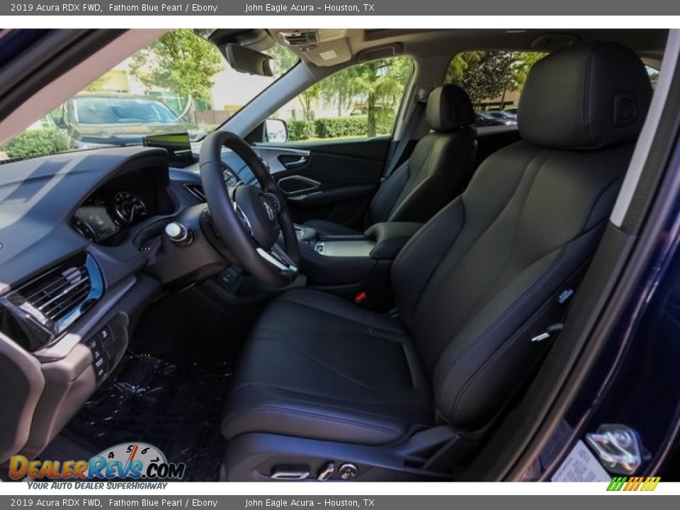 2019 Acura RDX FWD Fathom Blue Pearl / Ebony Photo #16
