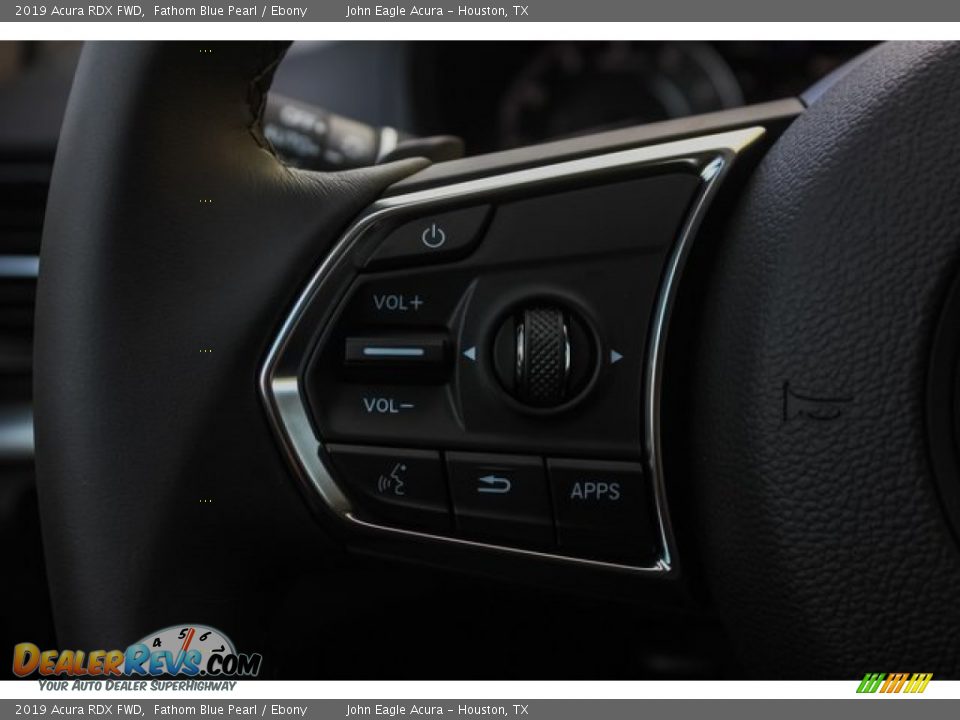 2019 Acura RDX FWD Fathom Blue Pearl / Ebony Photo #35