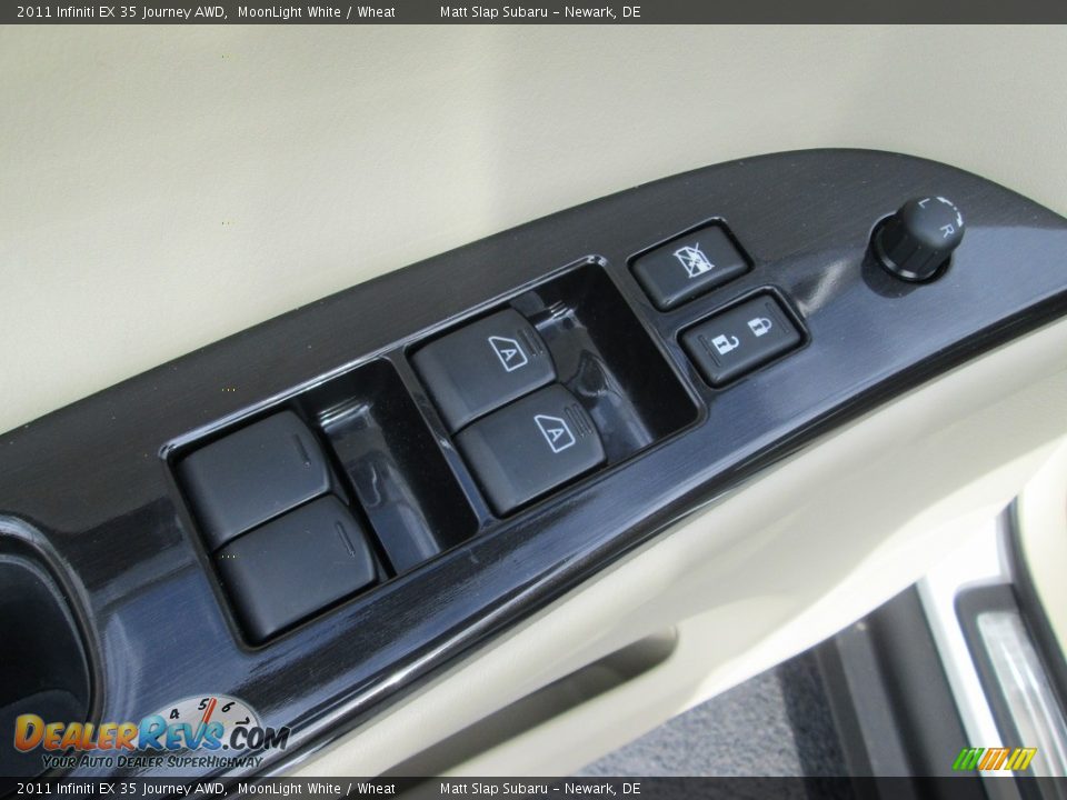 2011 Infiniti EX 35 Journey AWD MoonLight White / Wheat Photo #15
