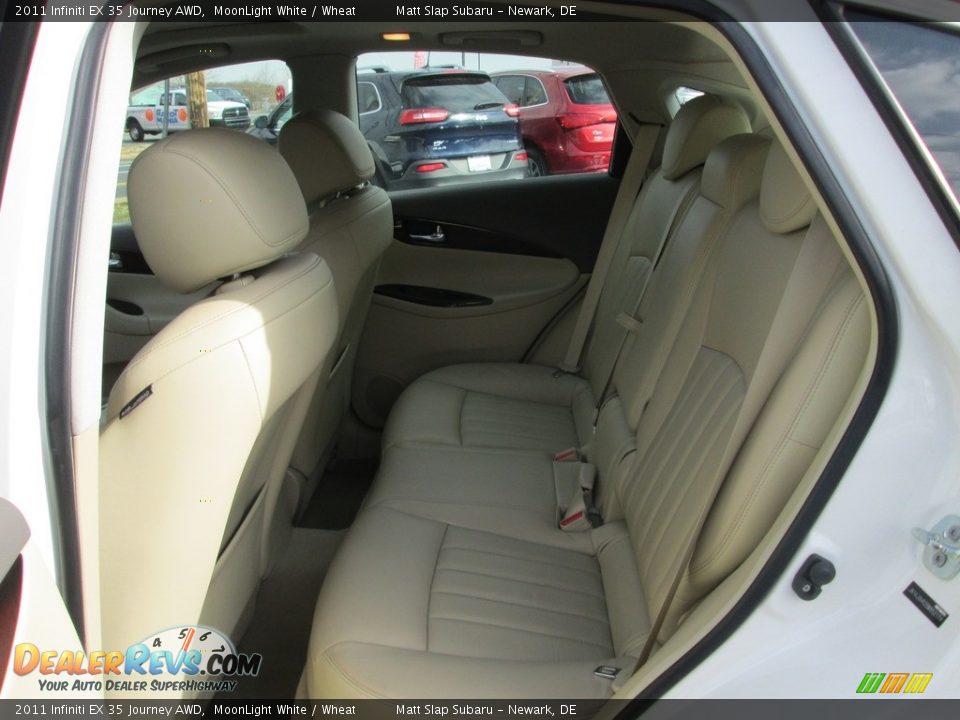 2011 Infiniti EX 35 Journey AWD MoonLight White / Wheat Photo #21
