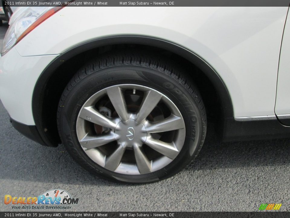 2011 Infiniti EX 35 Journey AWD MoonLight White / Wheat Photo #22