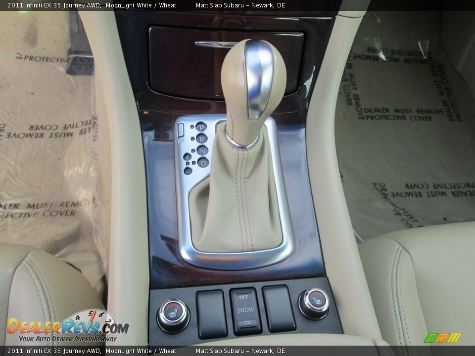 2011 Infiniti EX 35 Journey AWD MoonLight White / Wheat Photo #27