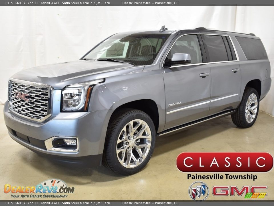 2019 GMC Yukon XL Denali 4WD Satin Steel Metallic / Jet Black Photo #1