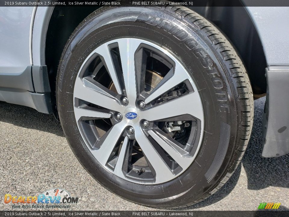2019 Subaru Outback 2.5i Limited Ice Silver Metallic / Slate Black Photo #17