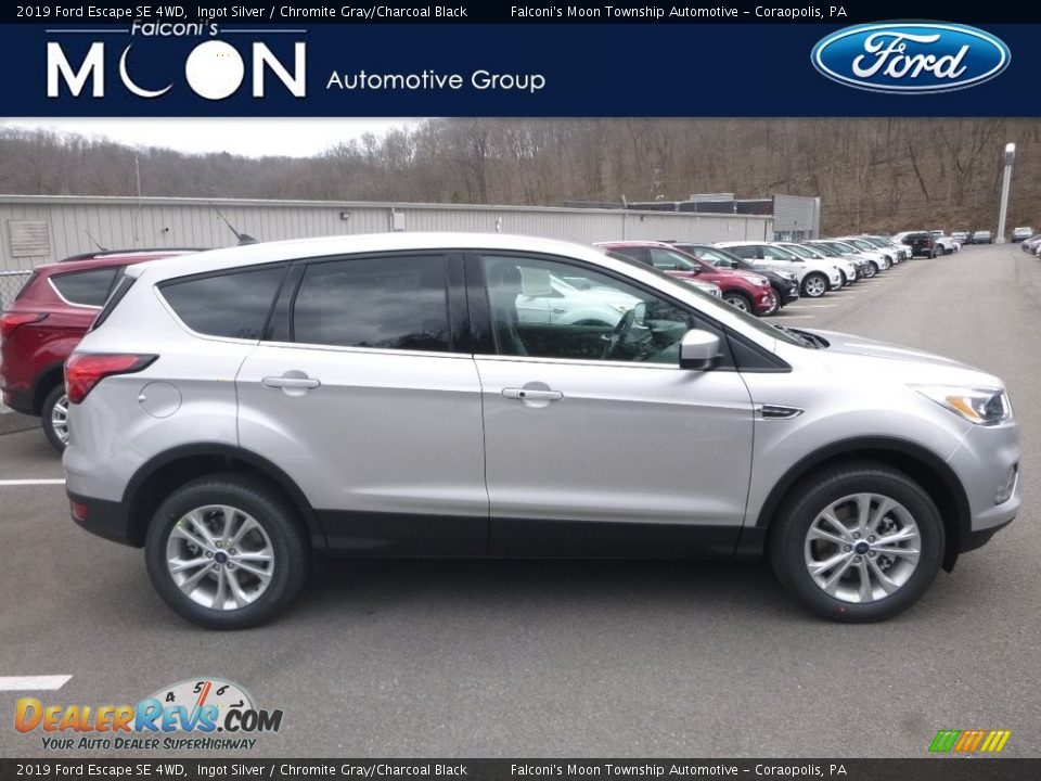 2019 Ford Escape SE 4WD Ingot Silver / Chromite Gray/Charcoal Black Photo #1