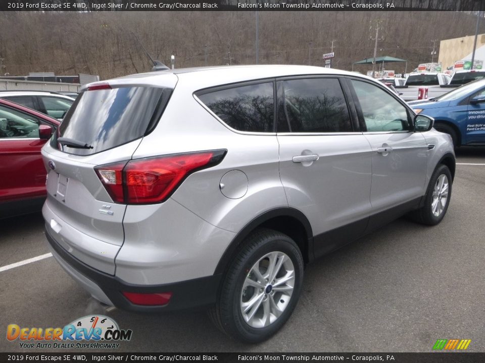 2019 Ford Escape SE 4WD Ingot Silver / Chromite Gray/Charcoal Black Photo #2