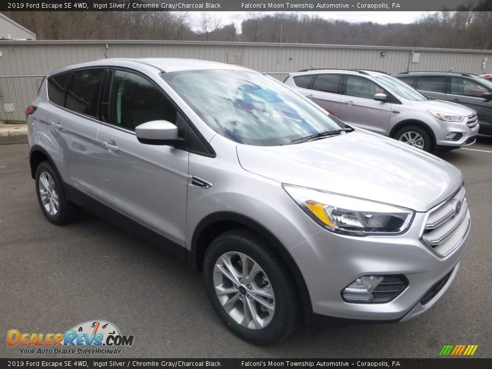 2019 Ford Escape SE 4WD Ingot Silver / Chromite Gray/Charcoal Black Photo #3