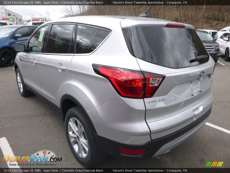 2019 Ford Escape SE 4WD Ingot Silver / Chromite Gray/Charcoal Black Photo #6